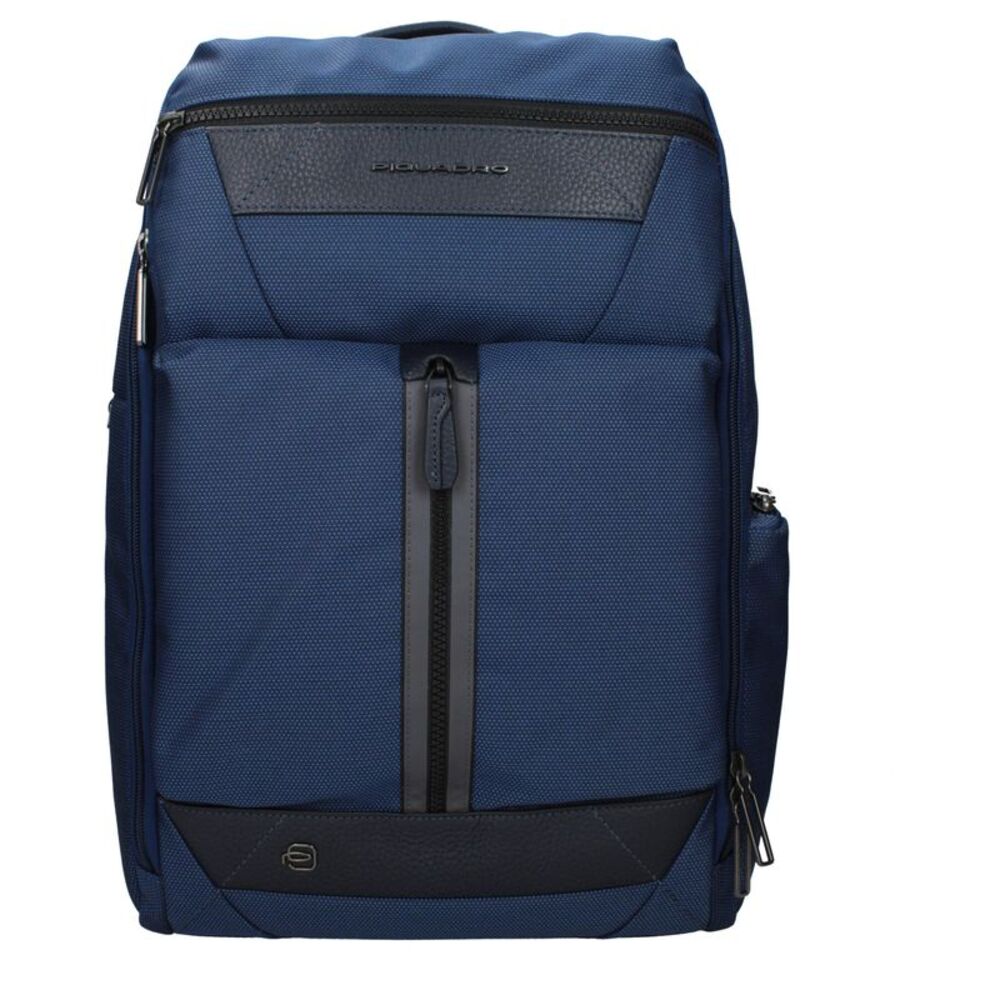 Piquadro Blue Fabric Men's Backpack